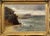 Blue Coastal View With Cliffs Antique Seascape Oil Painting British School For Sale - Image 8 of 14