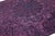 Purple Allover Designed Antique Room Size Wool Rug Persian Overdyed in Purple For Sale - Image 8 of 10