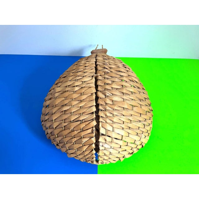 Giant 1970s Wicker Beetle For Sale - Image 12 of 18