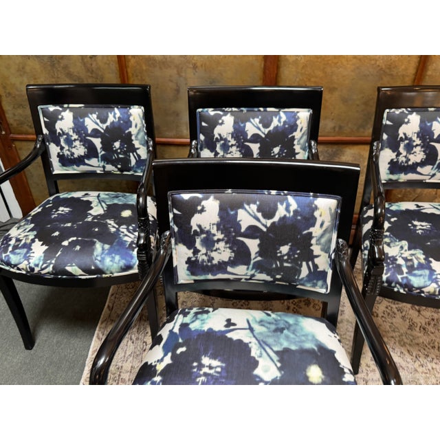 Roberto Barahona Bespoke Dining Room Chairs, Set of Four For Sale In San Francisco - Image 6 of 12