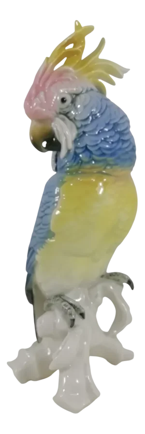Ceramic Parrot by Karl Ens, Germany, 1910s