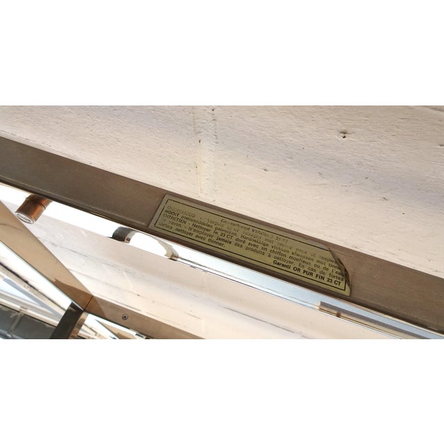 23 CT Gilded Shelves by Dewulf Selection for Belgo Chrom / Dewulf Selection, 1970s For Sale - Image 14 of 16