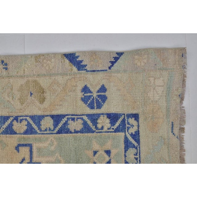 1950s Faded Oushak, Weathered Earth Tone Floor Art For Sale In Phoenix - Image 6 of 10