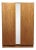 Mid Century Modern Vintage Teak Armoire Wardrobe With Mirror by Austinsuite Danish Style For Sale