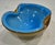 This is a vintage Mid-Century Modern Alfredo Barbini Murano Art Glass Bowl. Produced in the 1970s, this beautiful bowl...