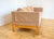 Mid-Century Modernist Sofa and Armchair in Blonde Maple and Upholstery attributed to Terence Conran, 1970s, Set of 2 For Sale - Image 12 of 18
