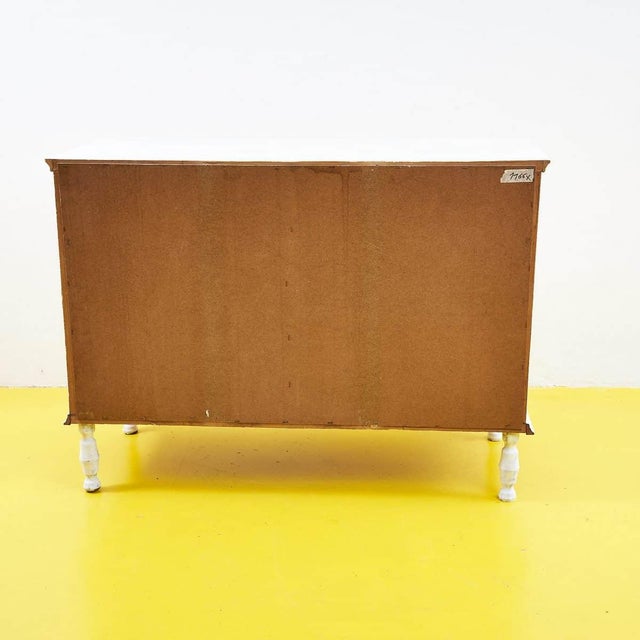 Vintage Chest of Drawers in White For Sale - Image 9 of 10