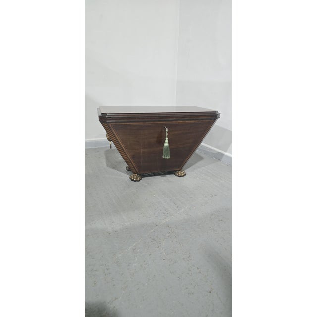 Inlaid Mahogany Wine Cooler by Edwards and Roberts, 1800 For Sale - Image 13 of 18
