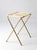 Mid-Century Folding Tv Tray Table With Butterfly Motif For Sale - Image 14 of 18
