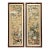 Pair Large Chinese Watercolor Scroll Paintings For Sale