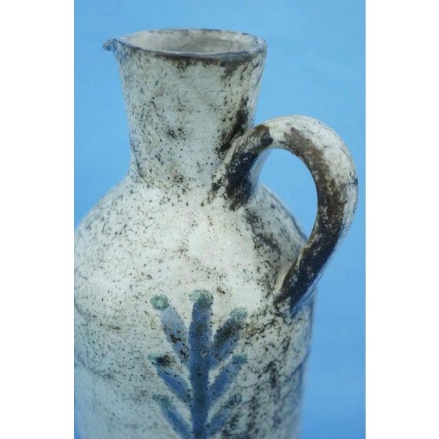 20th Century Ceramic Jug Vase by Atelier Le Mûrier of Gustave Reynaud, Vallauris France., 1950s For Sale - Image 16 of 18