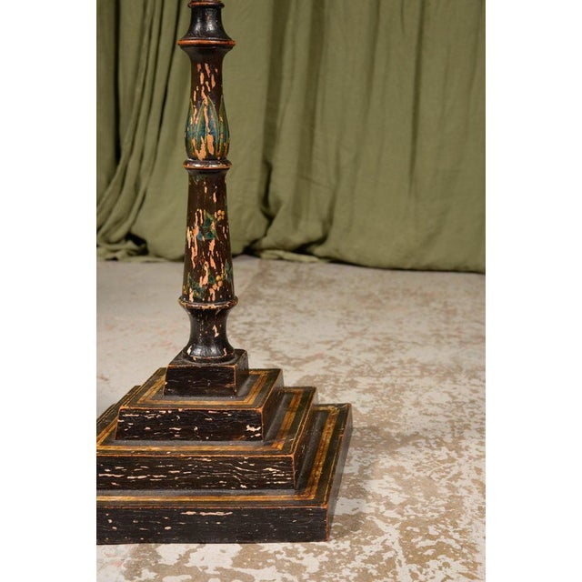 Regency Simulated Rosewood and Painted Decoupage Occasional Table, 1825 For Sale - Image 11 of 12