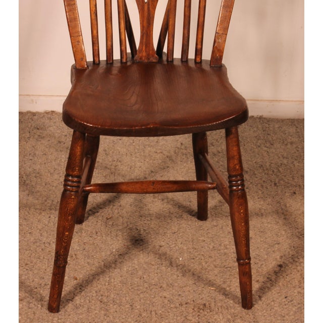 Windsor Wheelback Chairs, 19th Century, Set of 6 For Sale - Image 11 of 13