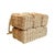 1980s 1980s Classic Wicker Flatware and Napkin Caddy Basket For Sale - Image 5 of 5