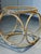 Wood Space Age Coffee Table in Rattan, Bamboo and Glass, 1980s For Sale - Image 7 of 13