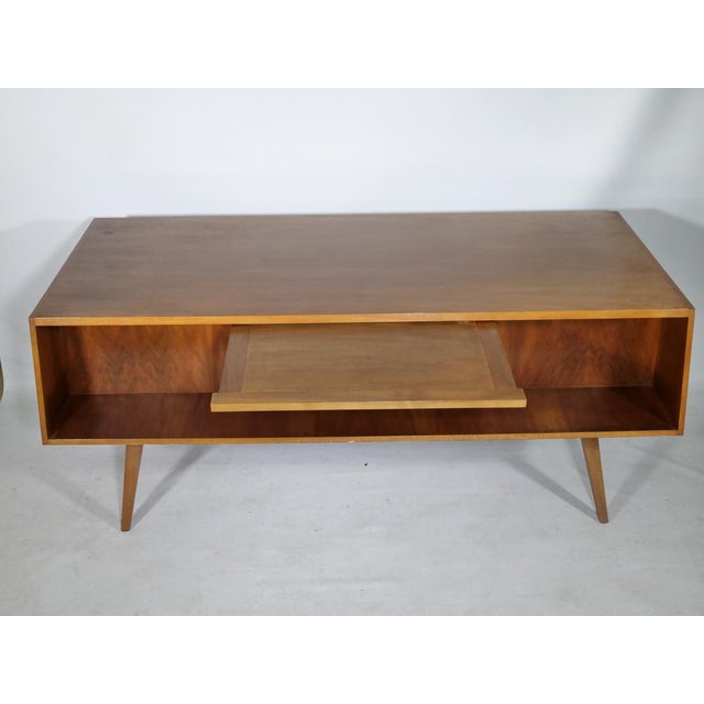 Mid-Century Chef Desk in Walnut from A.M.T., 1960 For Sale - Image 16 of 17