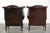 English Chesterfield Cowhide Wing Armchairs, Set of 2 For Sale - Image 3 of 12