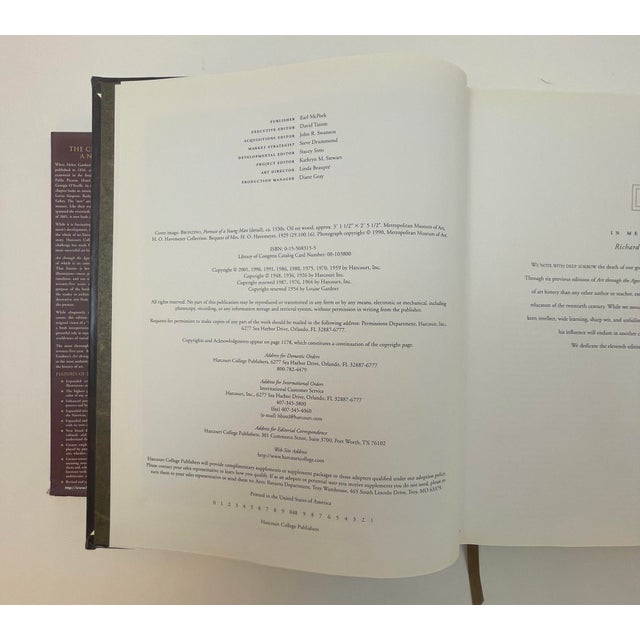 Paper Gardner's Art Through the Ages Hardcover Book For Sale - Image 7 of 12