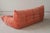 Coral Corduroy Togo Three-Seat Sofa by Michel Ducaroy for Ligne Roset For Sale - Image 5 of 12