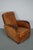 Vintage French Cognac-Colored Leather Club Chair, 1950s For Sale - Image 5 of 18