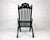 Italian Ebonized Oak Folding Armchair, 1800s For Sale - Image 5 of 15