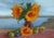 Oil Painting Bouquet of Sunflowers Vasily Korkishko For Sale