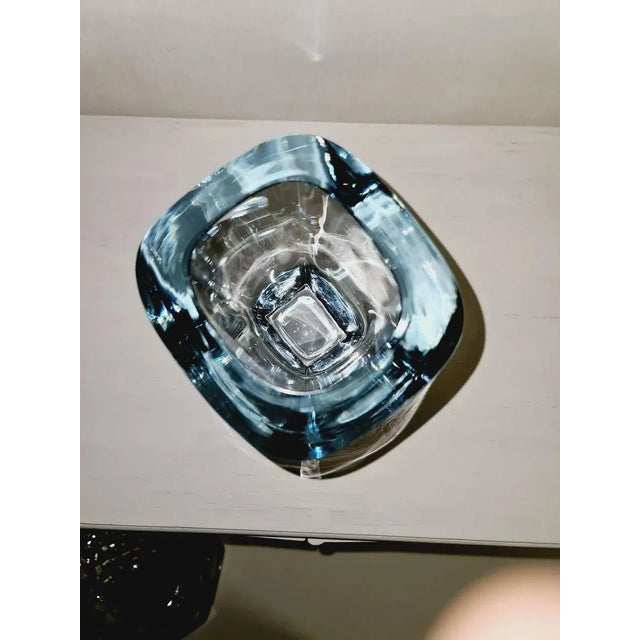 Blue Mid-Century Vase for Strömbergshyttan, 1950s For Sale - Image 8 of 10