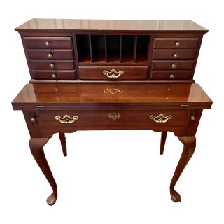 1980’s Thomasville Collector’s Cherry Secretary Desk For Sale