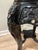Beautiful mid-20th-century Asian export plant stand (or low accent side table) featuring stunning, detailed hand-carved...