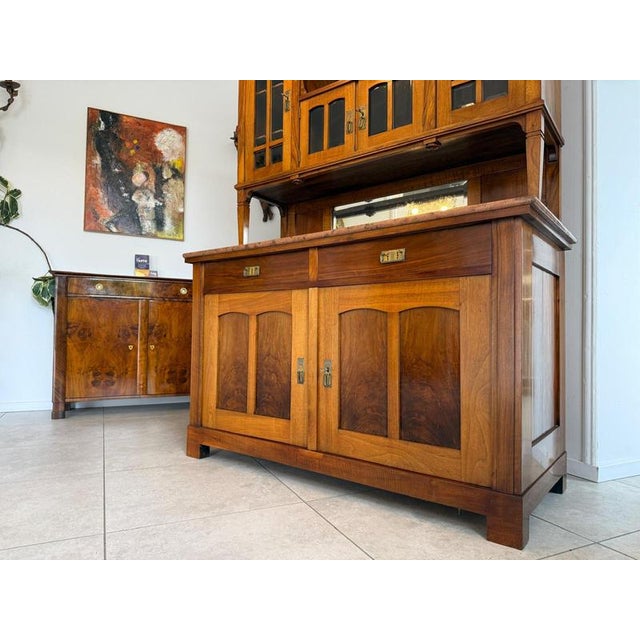 Art Nouveau Topped Kitchen Cabinet, 1920s For Sale - Image 10 of 15