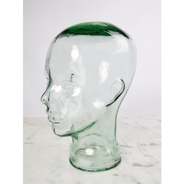1970s Mid Century Green Glass Mannequin Head Chairish
