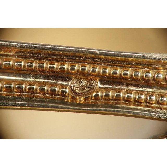 Restoration Period Sewing Box in Rosewood Veneer, Gold and Silver, 1830s For Sale - Image 14 of 15