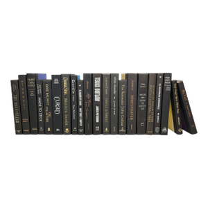 Decorative Books - Onyx Books - Black Books by the Foot