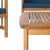 Modern Outdoor Set in Natural Look & Navy - 4 Pieces For Sale In Philadelphia - Image 6 of 10
