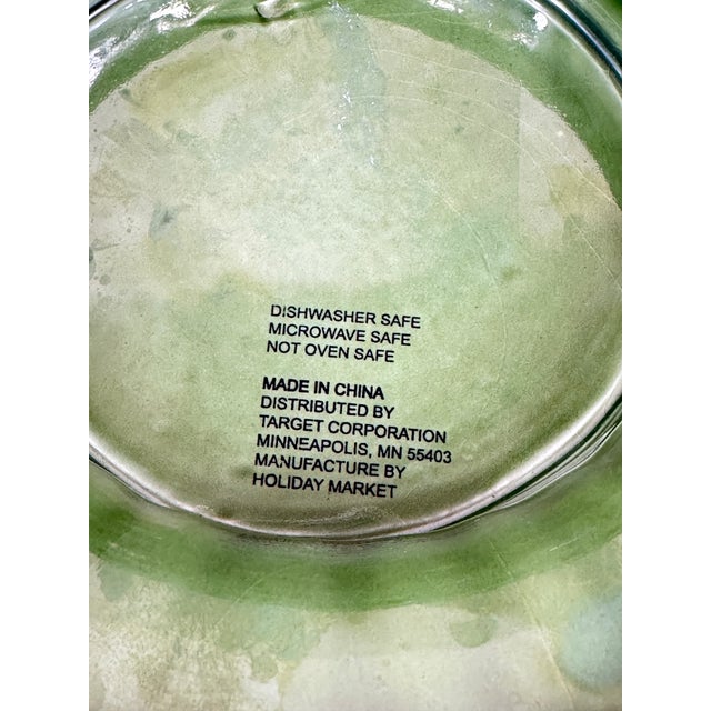 Ceramic Large Ceramic Pedestal Bowl For Sale - Image 7 of 11