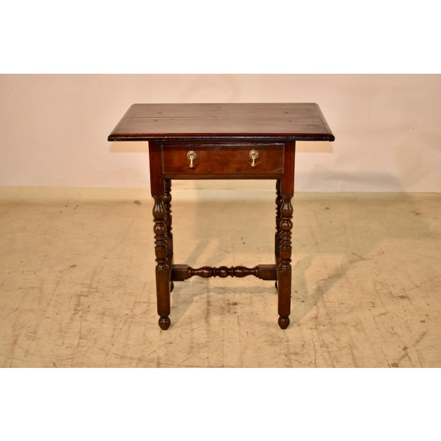 18th Century English Elm Side Table For Sale In Greensboro - Image 6 of 8