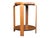 Wood 1930s French Art Deco Walnut Side Table With Sculptural Architectural Base- Fully Restored, Open Shelf For Sale - Image 7 of 15