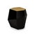 Three Rocks High Side Table in Black Lacquered and Top in Brushed Brass from Insidherland For Sale - Image 13 of 13