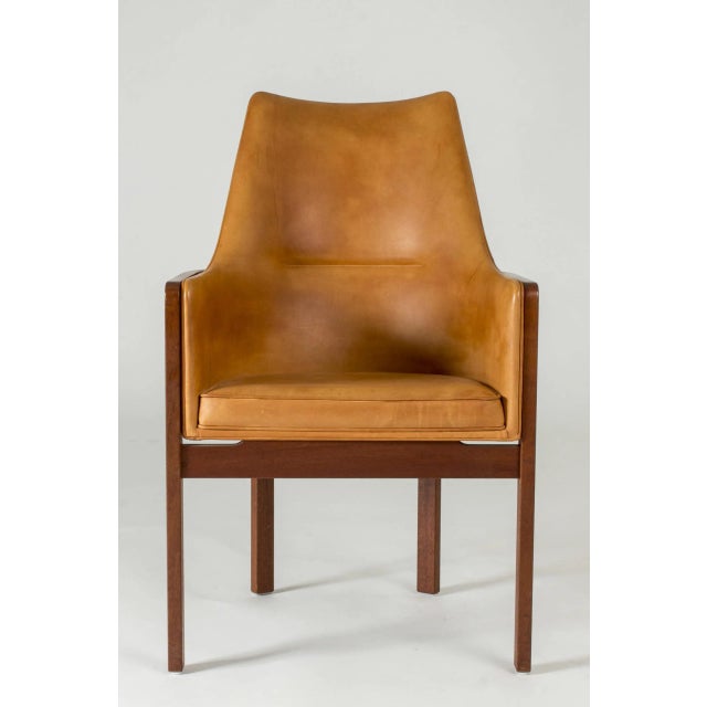 Brown Set of Armchairs by Bernt Petersen For Sale - Image 8 of 12
