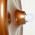 Brown Metal Wall Lamp, 1970s For Sale - Image 6 of 11
