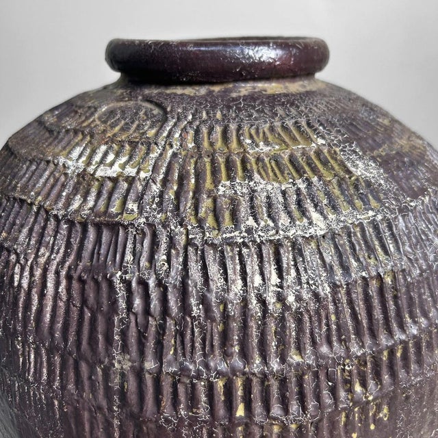 This beautiful Japanese tsubo jar comes from Tokoname, one of the oldest and most renowned ceramic regions in Japan....