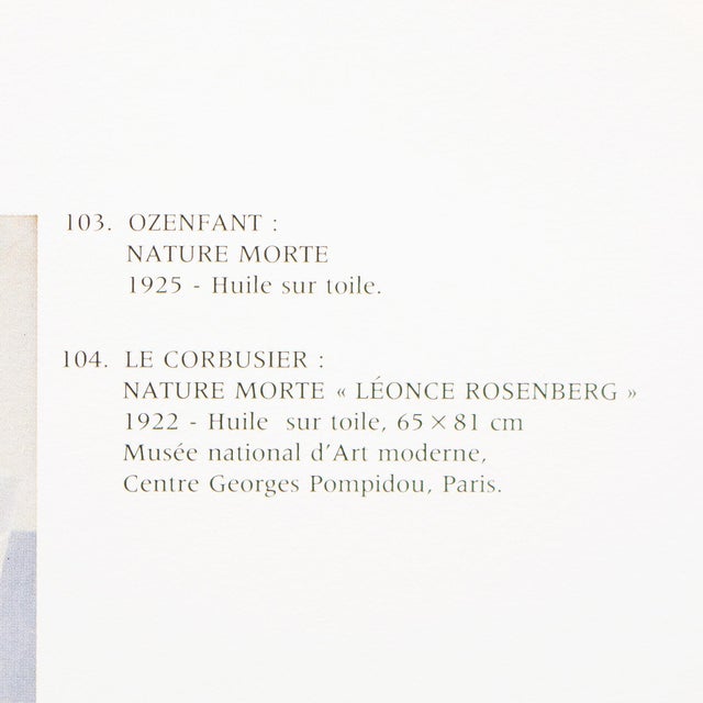 Fernand Léger 1990 After Fernand Leger, Still Life Full-Color Parisian Print For Sale - Image 4 of 8