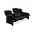 Lugano Black Leather Sofa from Erpo For Sale - Image 5 of 16