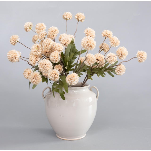 Late 19th Century Antique 19th Century French White Glazed Confit Pot For Sale - Image 5 of 9