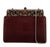 Judith Leiber Vintage Burgundy Bag: Semi Precious Gems This stylish lizard skinbag in a classic burgundy features a...
