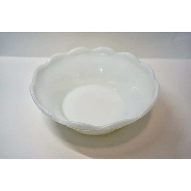 Farmhouse Mid-Century Milk Glass "Harvest Grape" Console Set - 3 Pieces For Sale - Image 3 of 11
