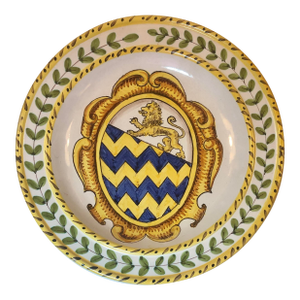 Vintage Italian Lion Crest Decorative Plate / Bowl