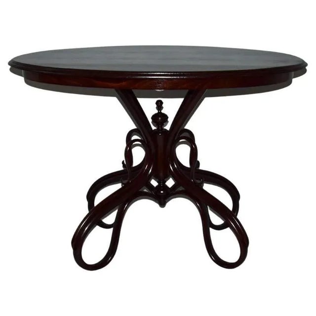 Antique Dining Table from Fischel, 1890s For Sale - Image 10 of 10