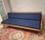 Danish teak daybed / sofa with new fabric. The back can be raised to reveal a compartment for bedding etc and to use the...
