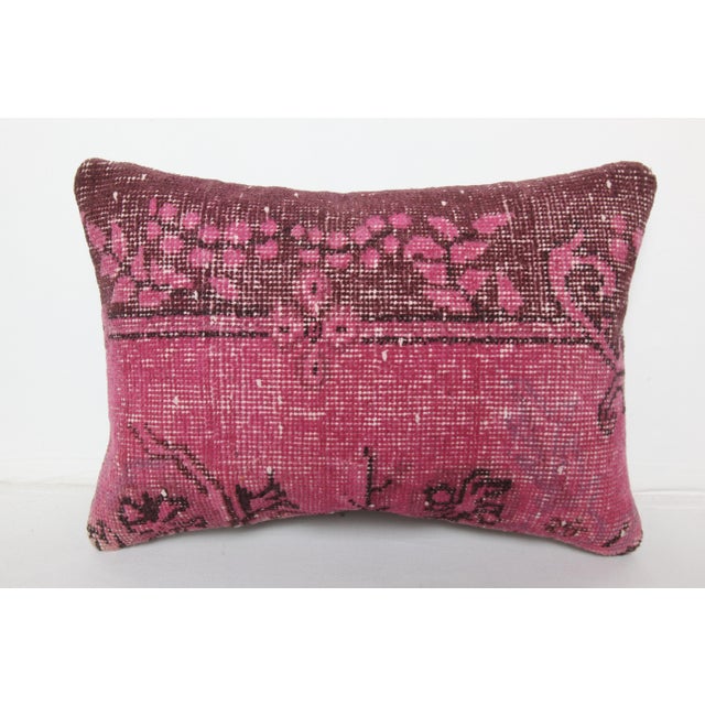 Shabby Chic Handmade Turkish Rug Pillow Case -14'' X 20'' For Sale - Image 3 of 8